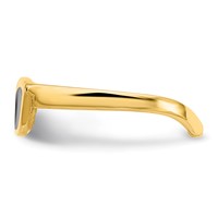 14K Black Enameled Sunglasses Toe Ring view 3
