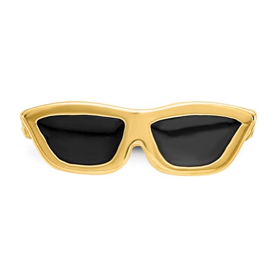 14k Black Enameled Sunglasses Toe Ring