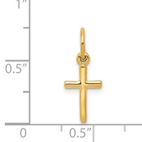 14K Small Cross Charm view 4