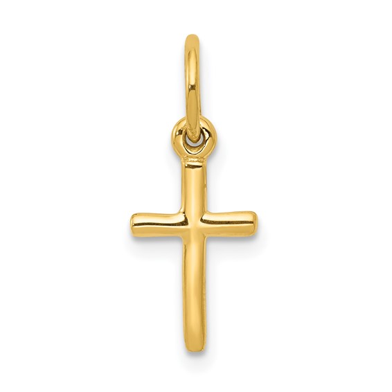 Gold Small Cross Charm