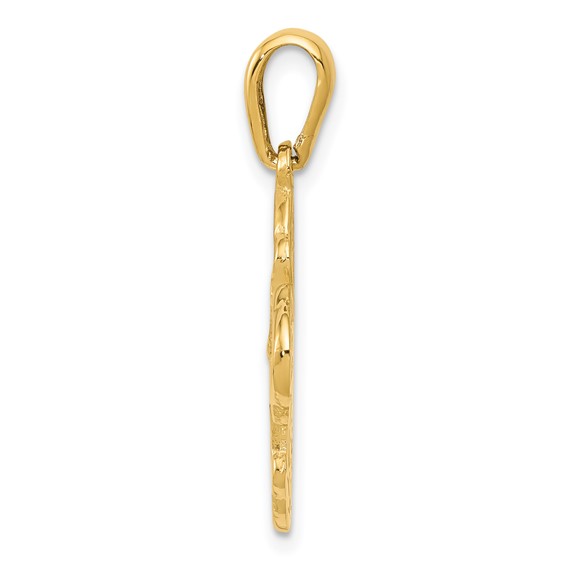 Gold Four Way Medal Pendants