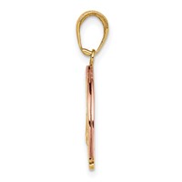 14K Two-tone Charm with White Rhodium Follow Your Dreams Rainbow view 2