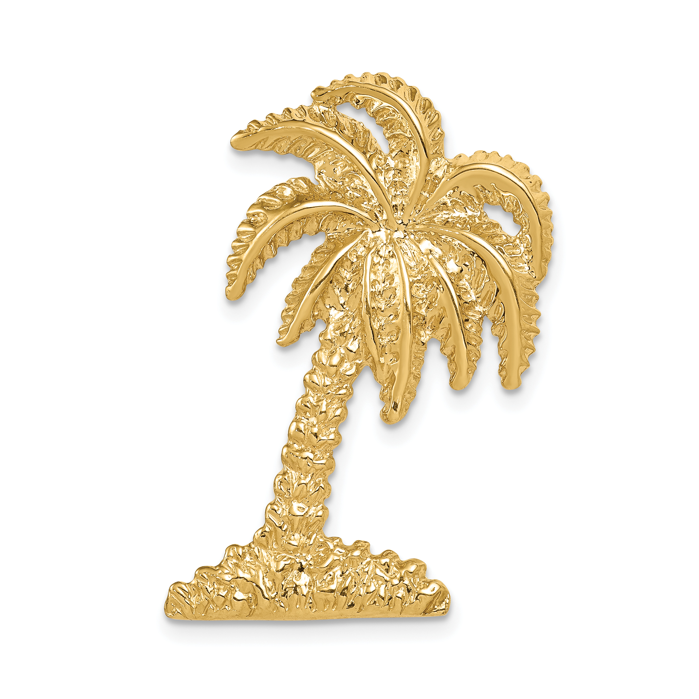 14k Palm Tree Slide (K2498)