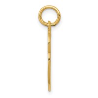 14K Polished Double Heart Pendant view 2