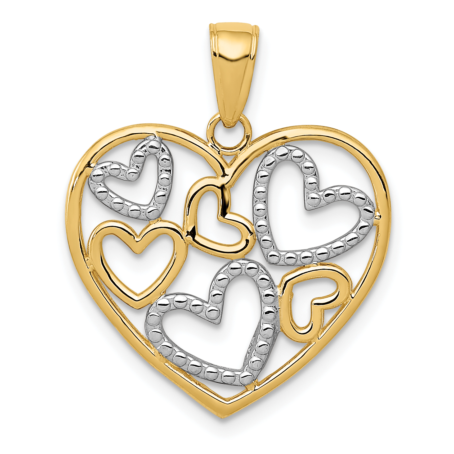 Heart pendant. Подвеска круг с сердечками внутри золото. Мокап пазлы сердце кулон. Доллар внутри сердца.