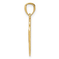 14K and White Rhodium Sweet 16 Pendant view 2