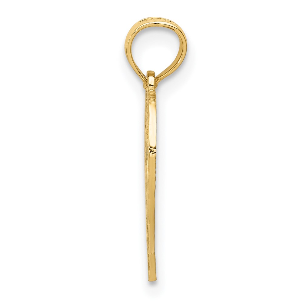 14k 60 Heart Pendant (K2616)
