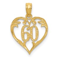 14K 60 Heart Pendant view 1