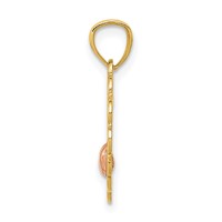 14K Two-tone Mom Heart Pendant view 2