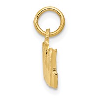 14K Yellow Gold Mom Charm view 2