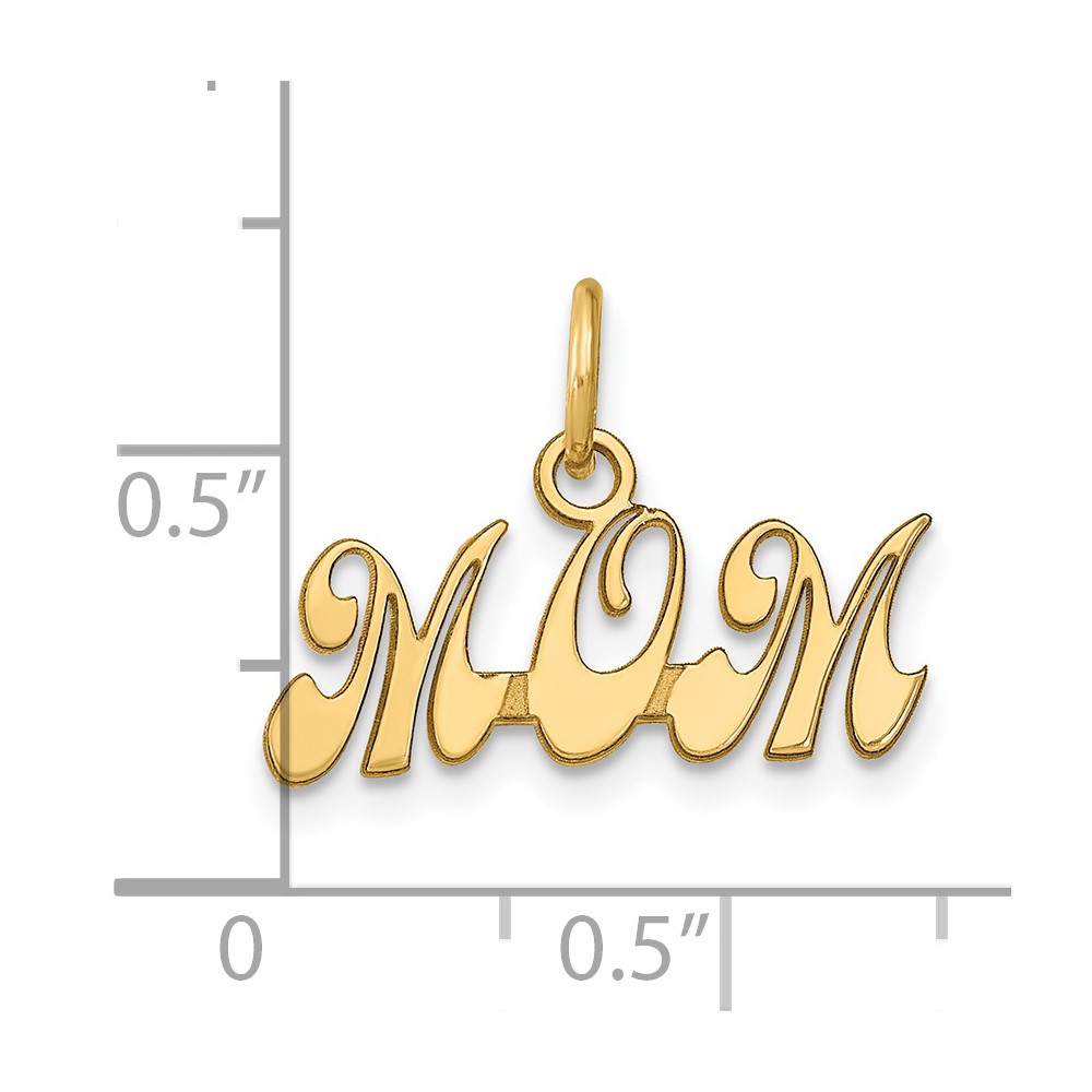 14k MOM Charm (K2632)