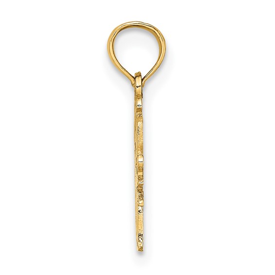 Gold Polished Swimming Pendants