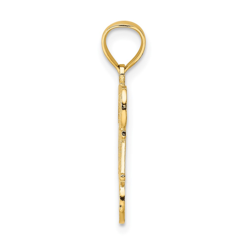 14k #1 DAD Charm (K2685)