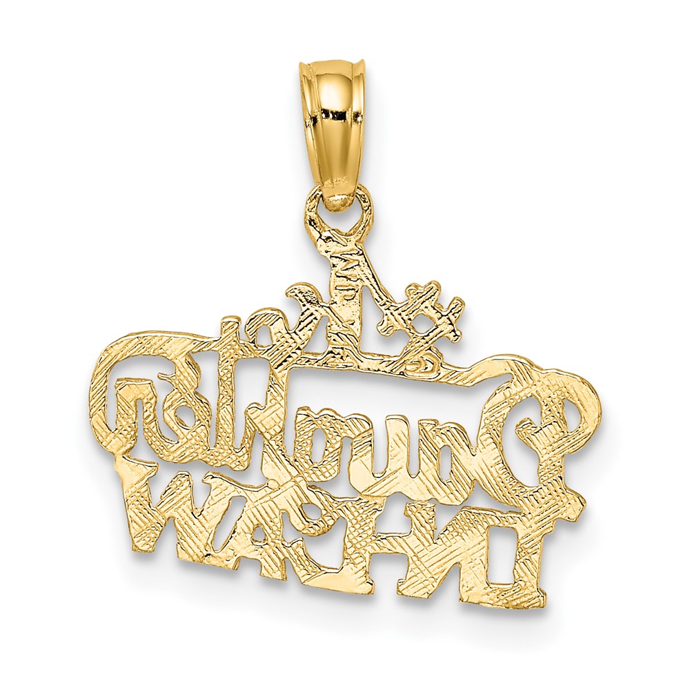 14k #1 DAUGHTER-IN-LAW Charm (K2689)
