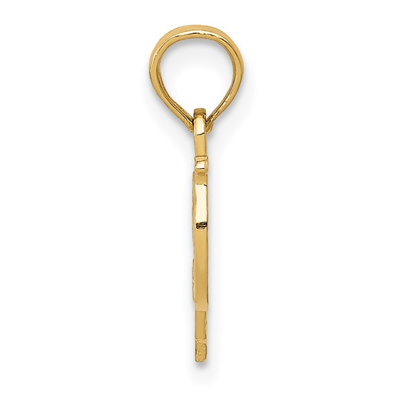 Gold I Heart PAPA Charm