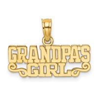 14K Grandpas Girl Charm view 1