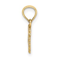 14K Yellow Gold Daddys Little Girl Charm view 2