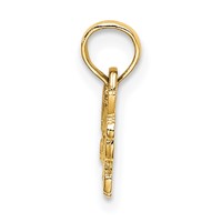 14K Yellow Gold Grandma's Girl Charm view 2