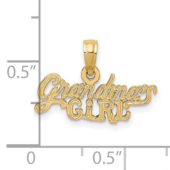 Gold GRANDMA'S GIRL Charm