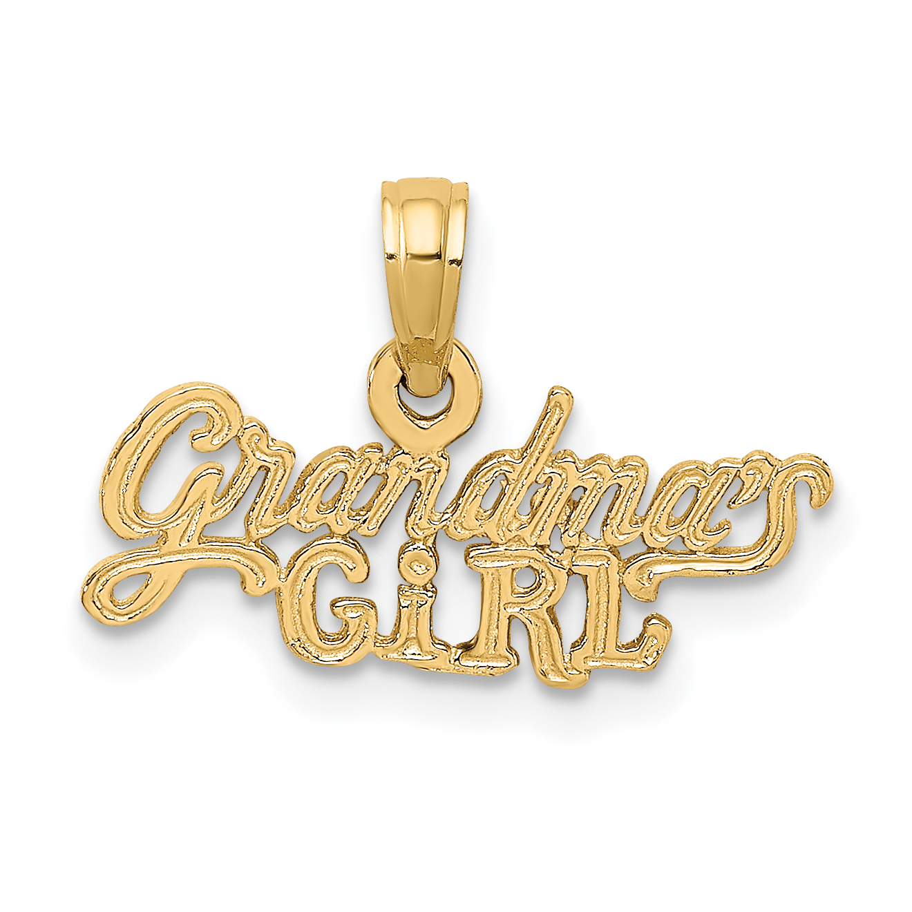 14k GRANDMA'S GIRL Charm (K2700)