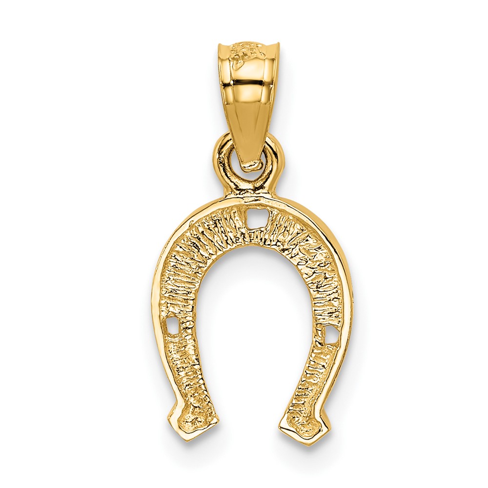 14K Horseshoe Pendant (K2741)