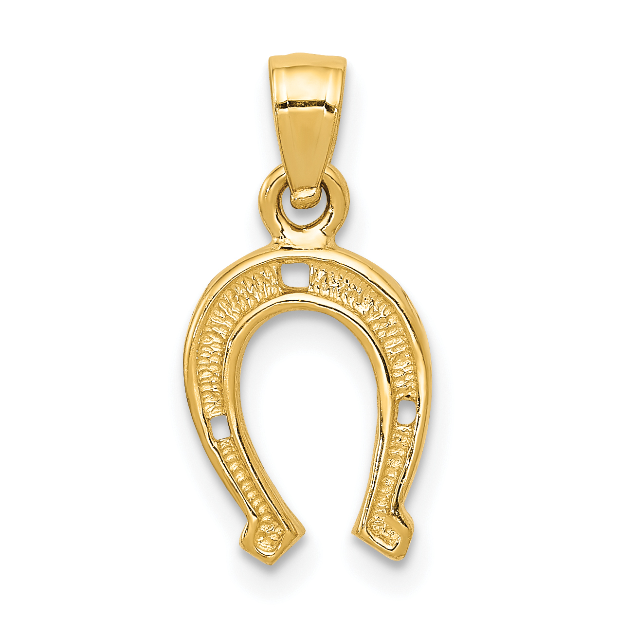 14K Horseshoe Pendant (K2741)