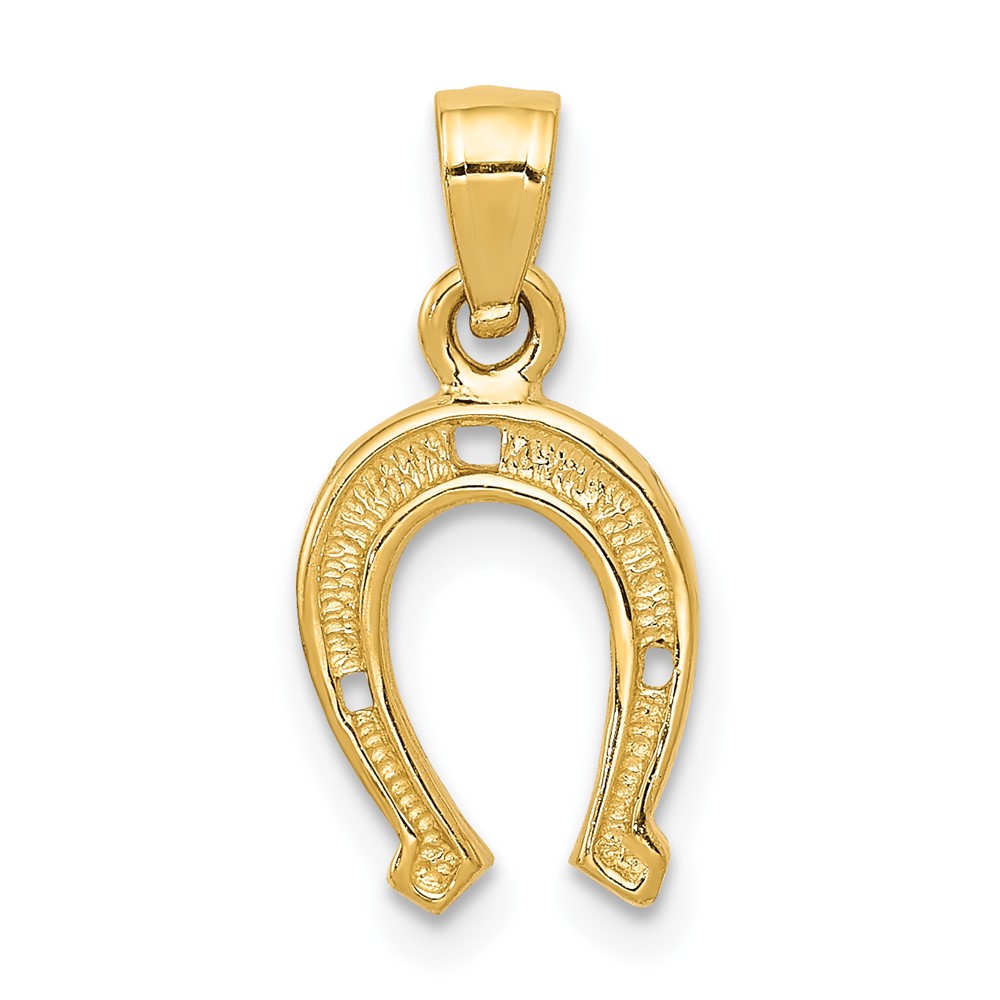 14K Horseshoe Pendant (K2741)