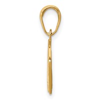14K Yellow Gold Aces Playing Cards Pendant view 2
