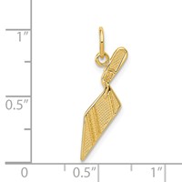 14K Yellow Gold Brick Trowel Charm view 4