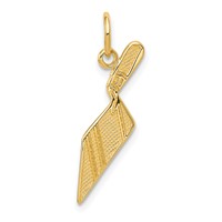 14K Yellow Gold Brick Trowel Charm view 1