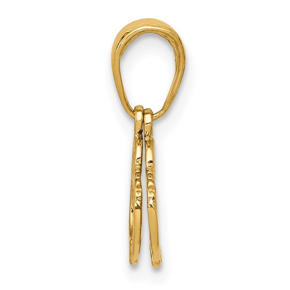 Gold Polished First Responder Pendants