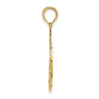 14K Yellow Gold Vfd Member Shield Charm view 2
