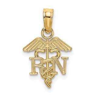 Gold Polished Medical Pendants