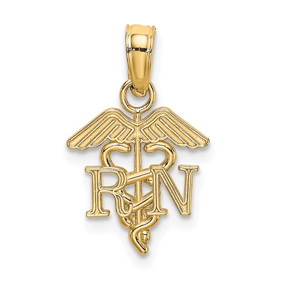Gold Polished Medical Pendants