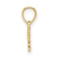 14K Yellow Gold I Heart Hawaii Charm view 2