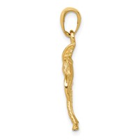 14K Yellow Gold Palm Tree Pendant view 2