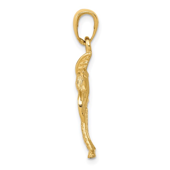 Gold Polished Palm Tree Pendants
