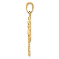 14K Yellow Gold Palm Tree Pendant view 2