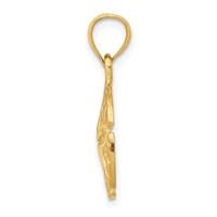 14K Sand Dollar Pendant view 2