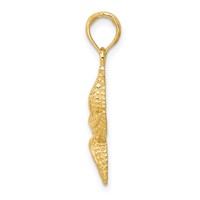 14K Starfish Pendant view 2