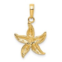 14K Starfish Pendant view 3