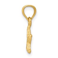 14K Yellow Gold Starfish Pendant view 2