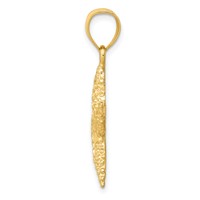 14K Yellow Gold Starfish Pendant view 2