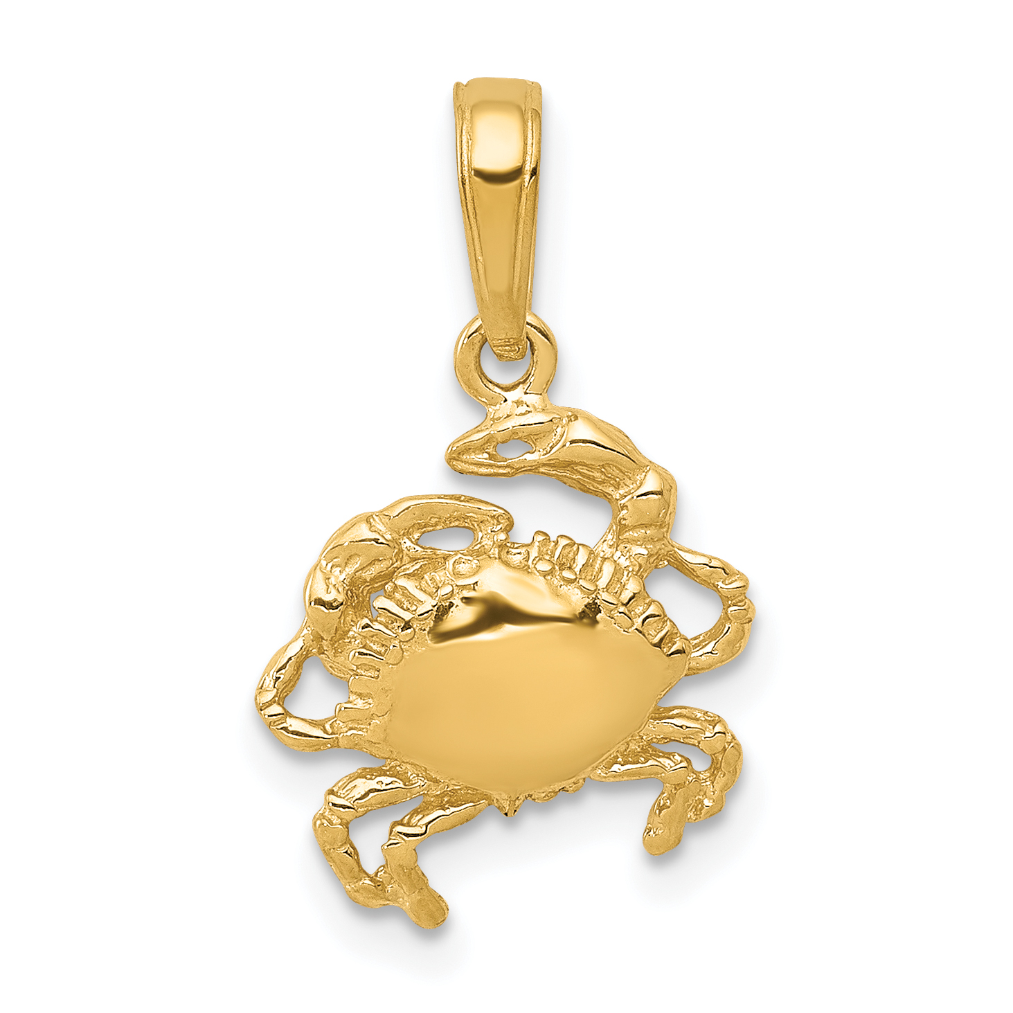 14k Crab Pendant (K2994)