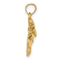 14K Polished Double Manatee Pendant view 2
