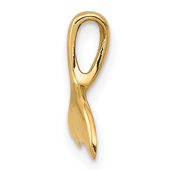 Gold Whale Tail Chain Slide
