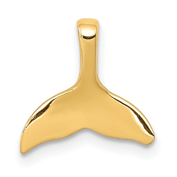 Gold Whale Tail Chain Slide