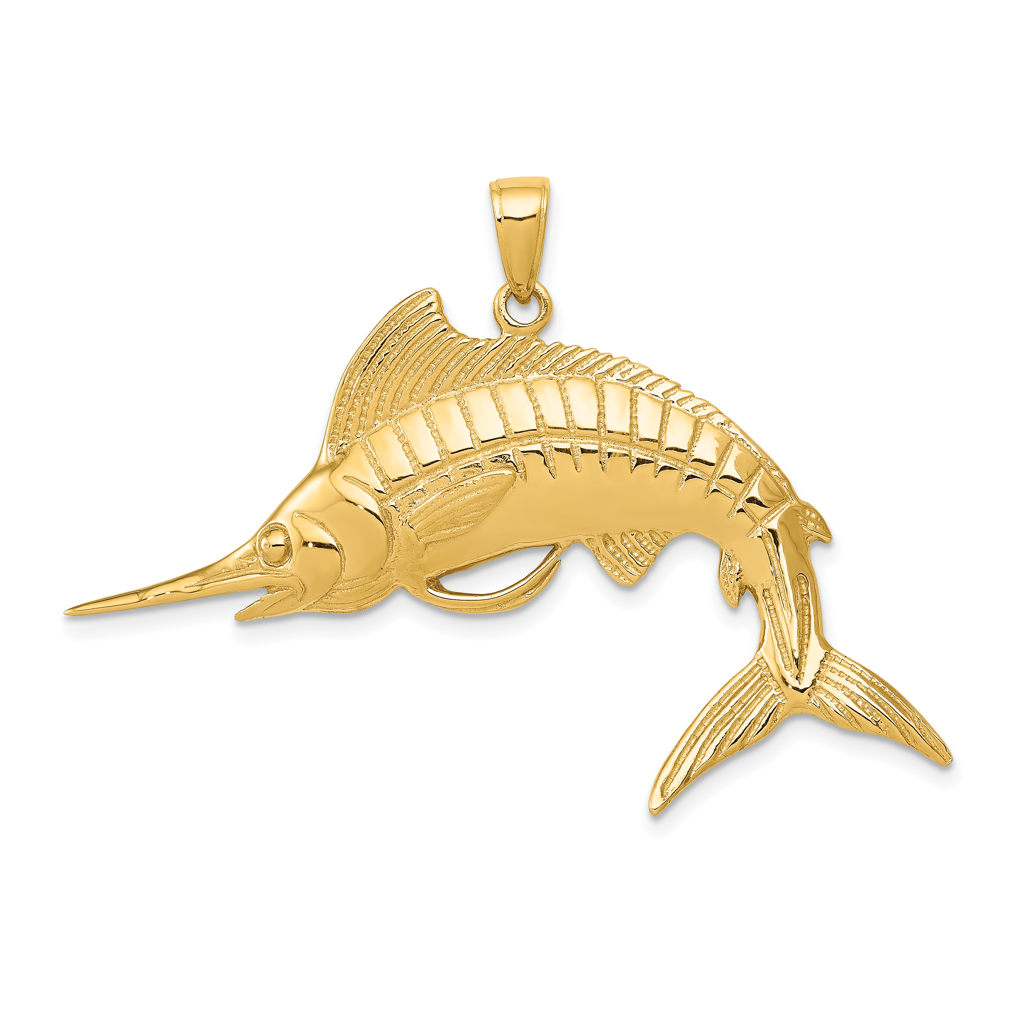 14k Marlin Pendant (K3040)