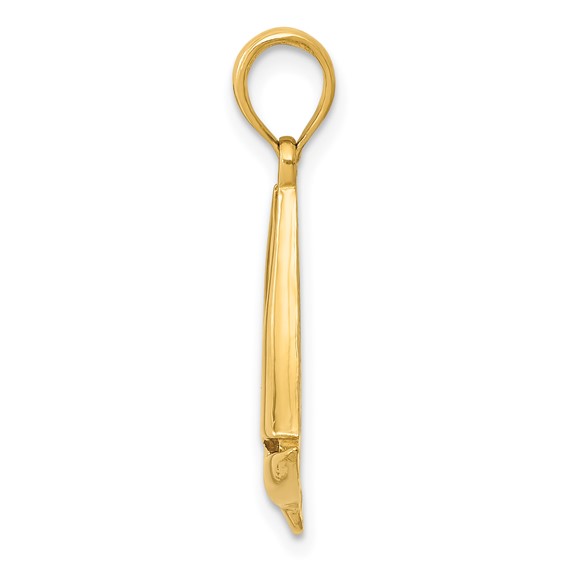 14k Sailboat Pendant
