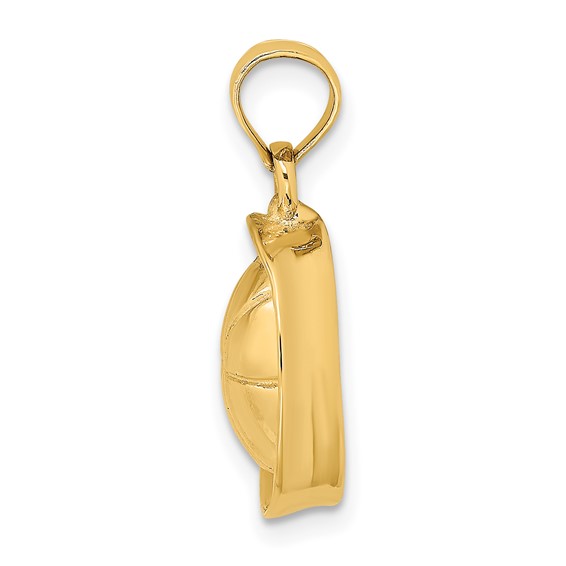 14K 3-D Sailor Hat Charm